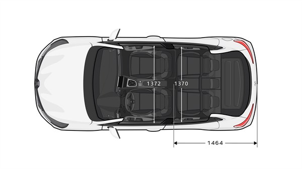 dimensions - modularité - Renault Clio E-Tech full hybrid