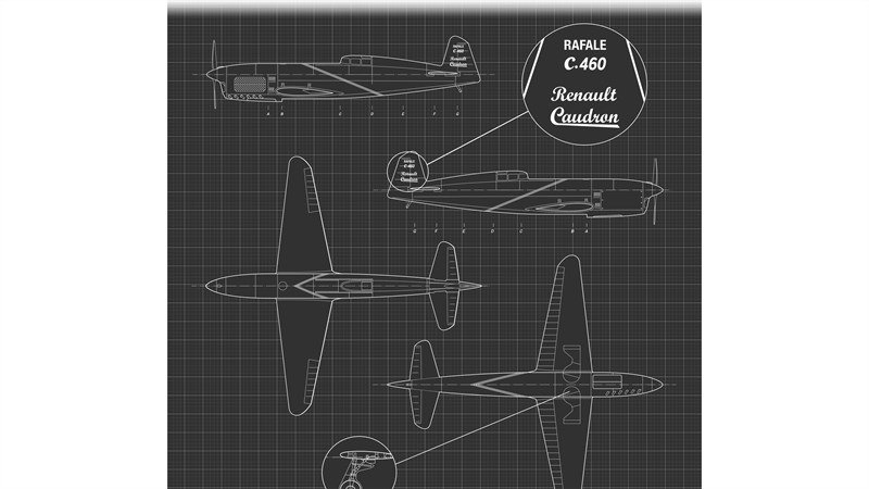 Caudron-Renault Rafale - conception