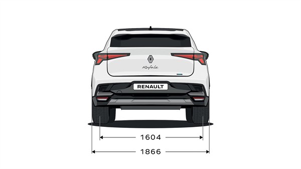 Renault Rafale E-Tech hybrid - dimensions