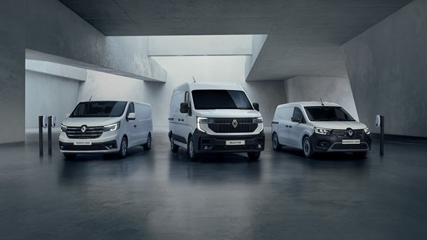 nouveau Renault Master - borne de recharge