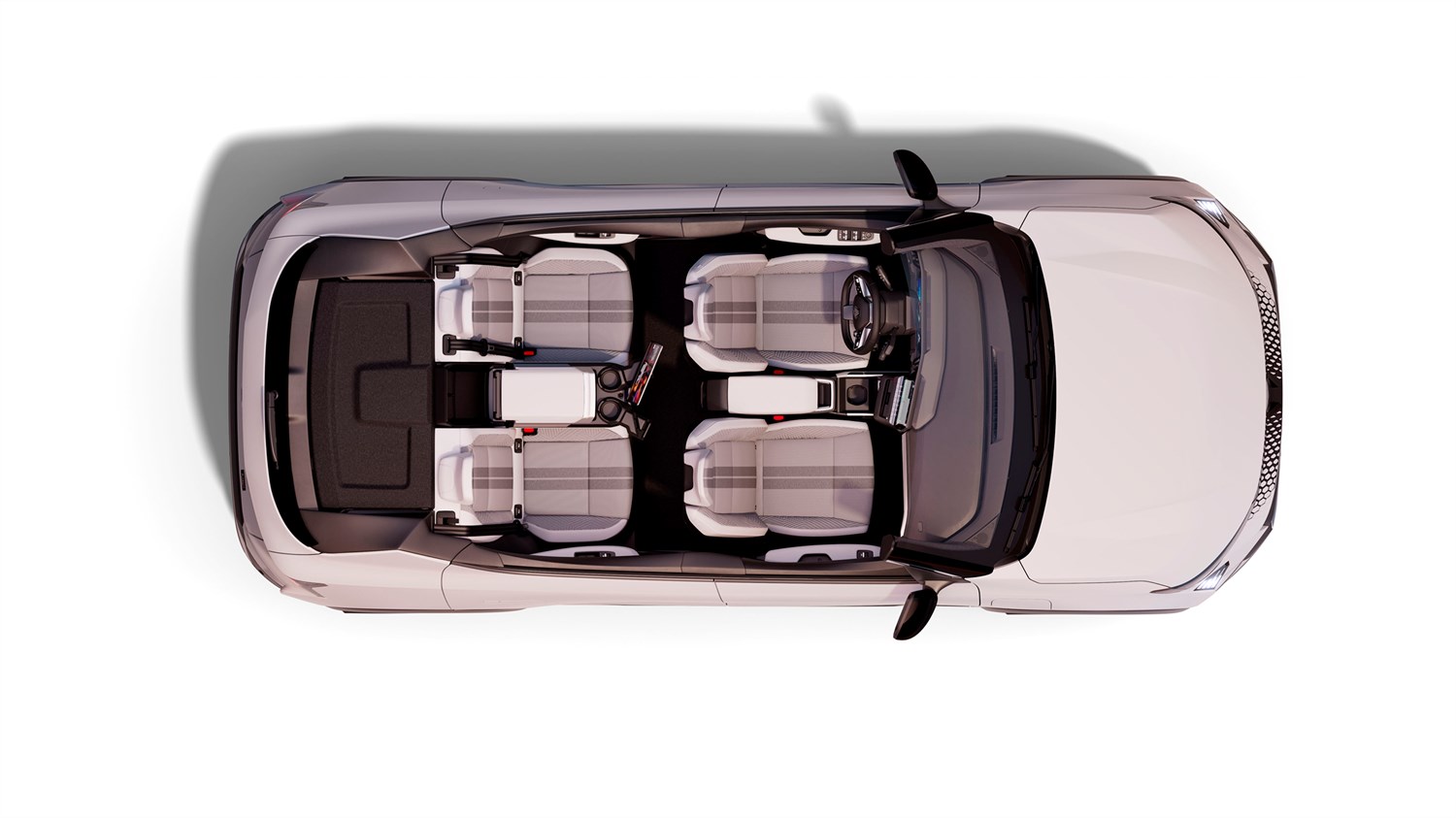 Vue en plongée - Renault Scenic E-Tech 100% electric