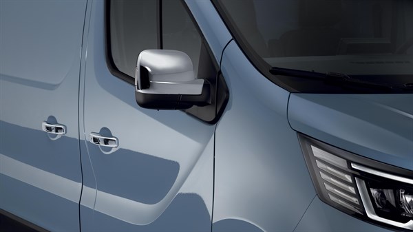 coques de rétroviseurs chromés - Trafic Van E-Tech 100% electric