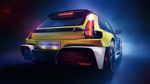 bandeau arrière griffé 5 - Renault 5 Turbo 3E