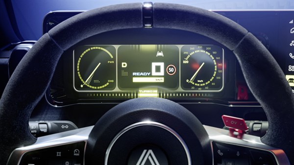 compteurs inspirés - Renault 5 Turbo 3E