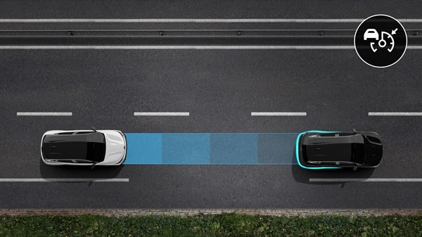 régulateur de vitesse adaptatif - Renault Megane E-Tech électrique