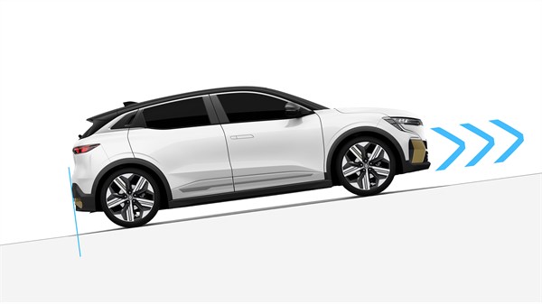 Renault Megane E-Tech électrique - aide au démarrage en côte