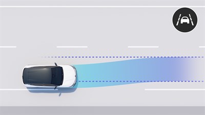 Renault Megane E-Tech électrique - système actif de maintien dans la voie