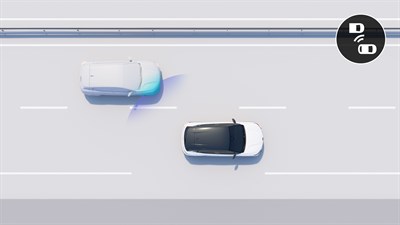 Renault Megane E-Tech électrique - avertisseur d'angle mort