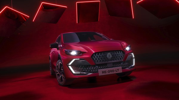 feux de croissement intégrés à la carrosserie - Renault Clio