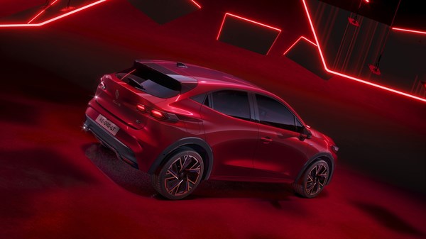 3/4 arrière de Renault Clio