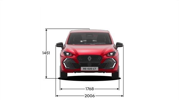 Renault Clio - dimensions