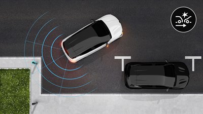 Renault Megane E-Tech 100% électrique - freinage automatique d'urgence en marche arrière